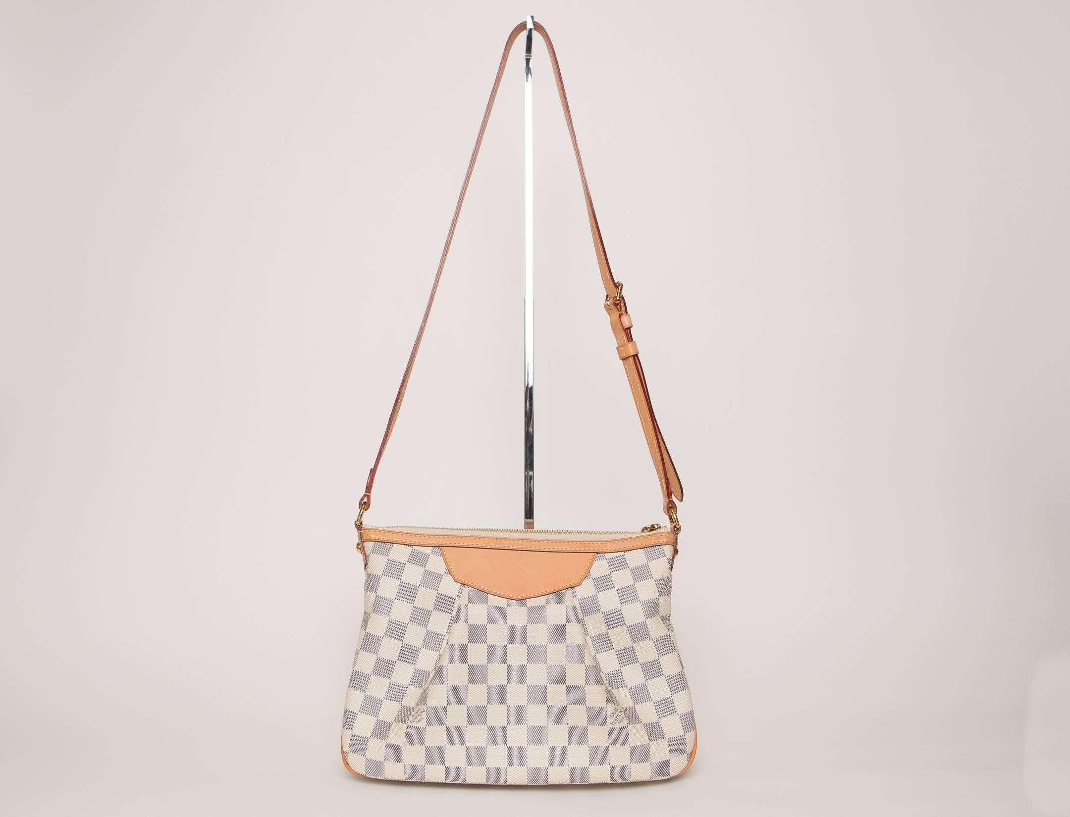 Louis Vuitton Siracusa Damier Azur Shoulder Bag 3