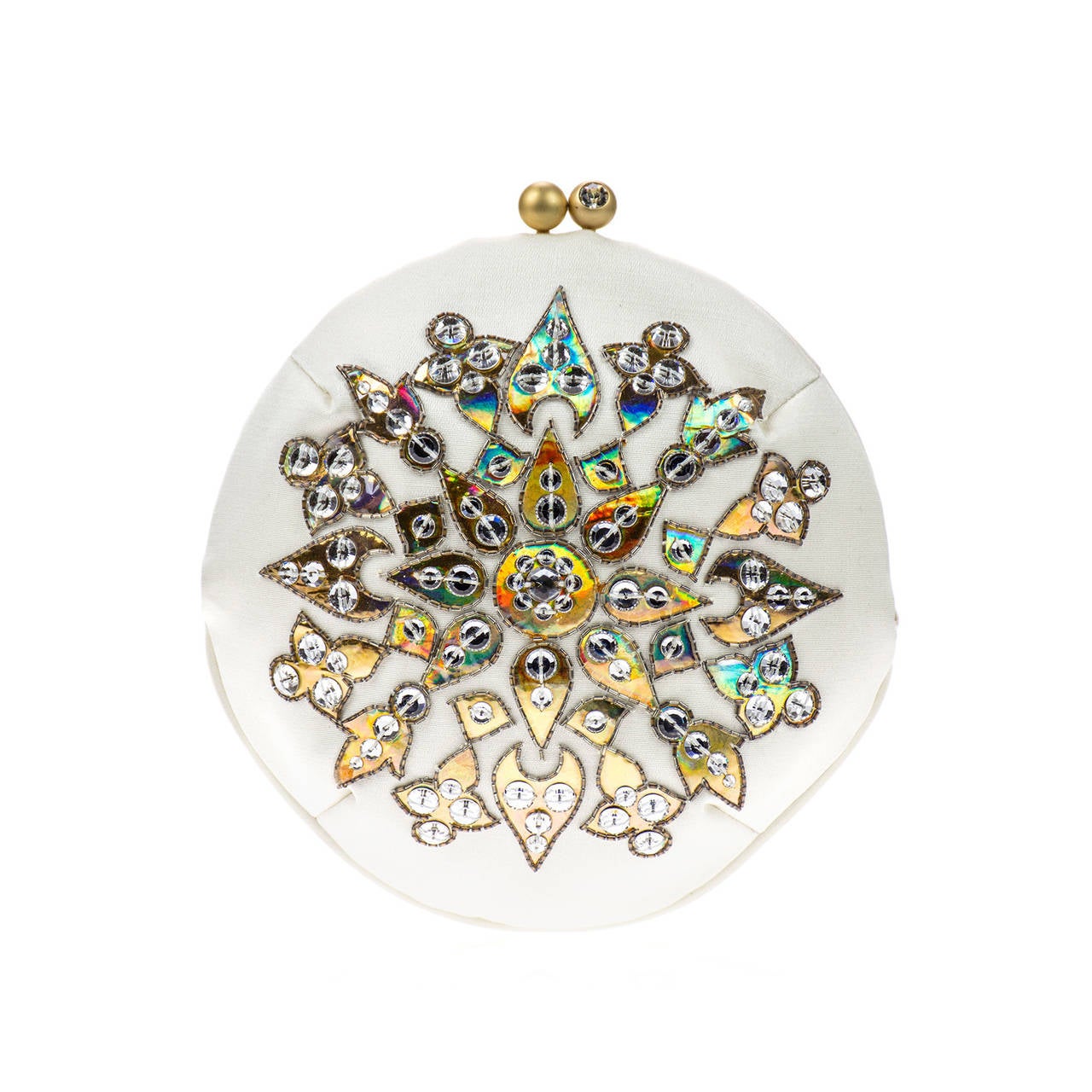 Chanel Satin Bejeweled Bag For Sale