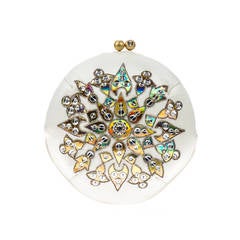 Chanel Satin Bejeweled Bag