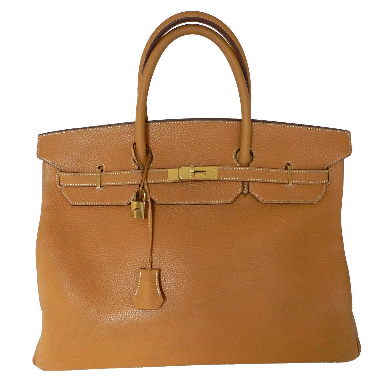 Hermes Birkin 40 Gold Bag with Gold Hardware