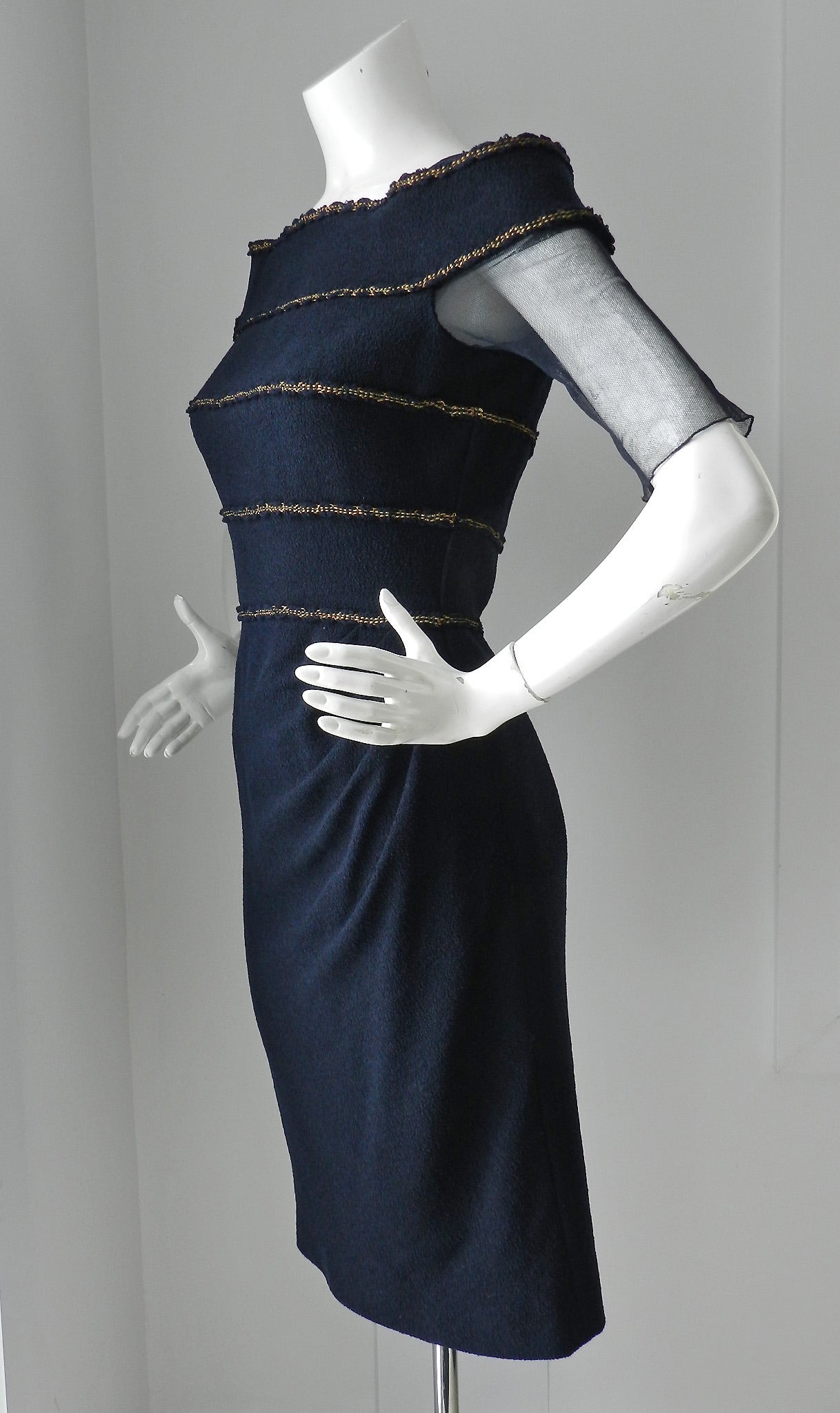 Chanel // Spring 2020 Light Blue Tweed Dress – VSP Consignment