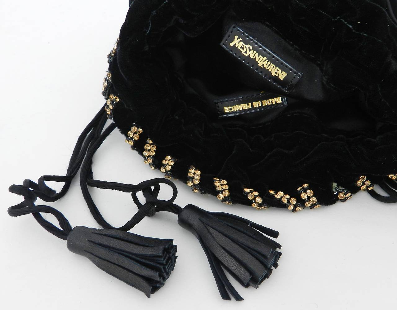 ysl drawstring bag