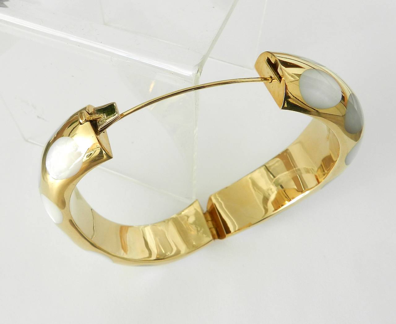 Angela Cummings Tiffany and Co. 18k Gold and Mother of Pearl Bracelet ...