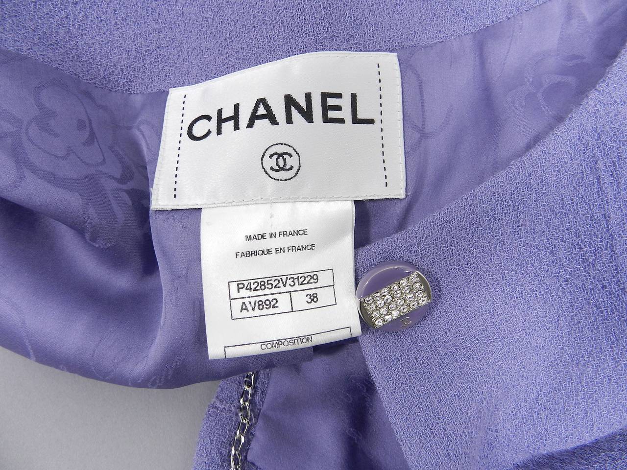 Chanel 2012 Resort Runway Lilac Purple Skirt Suit 3