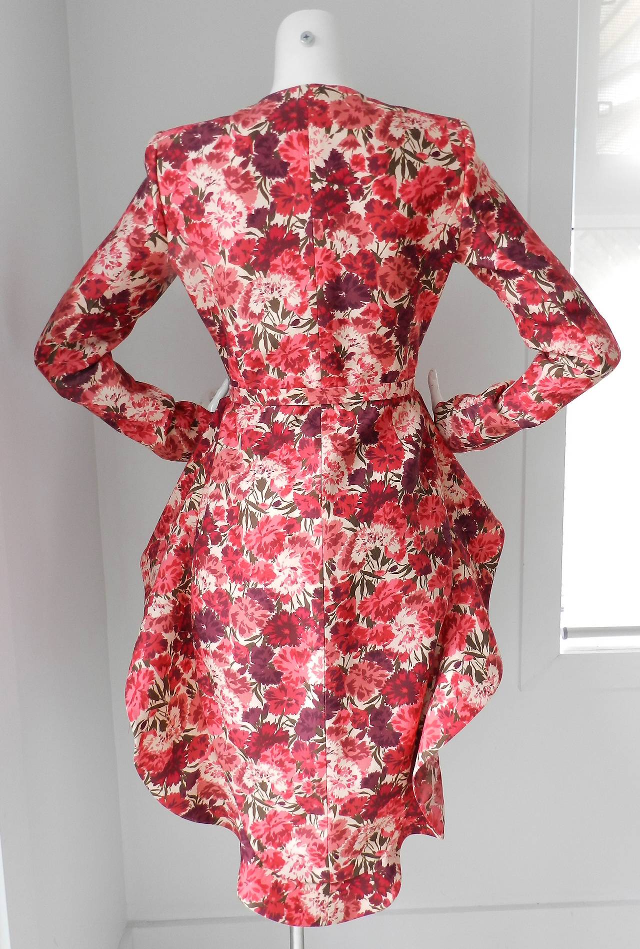 Women's Giambattista Vali 2012 Fall Haute Couture Carnation Floral Skirt Suit