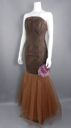 Yves Saint Laurent Vintage Haute Couture Tulle Gown