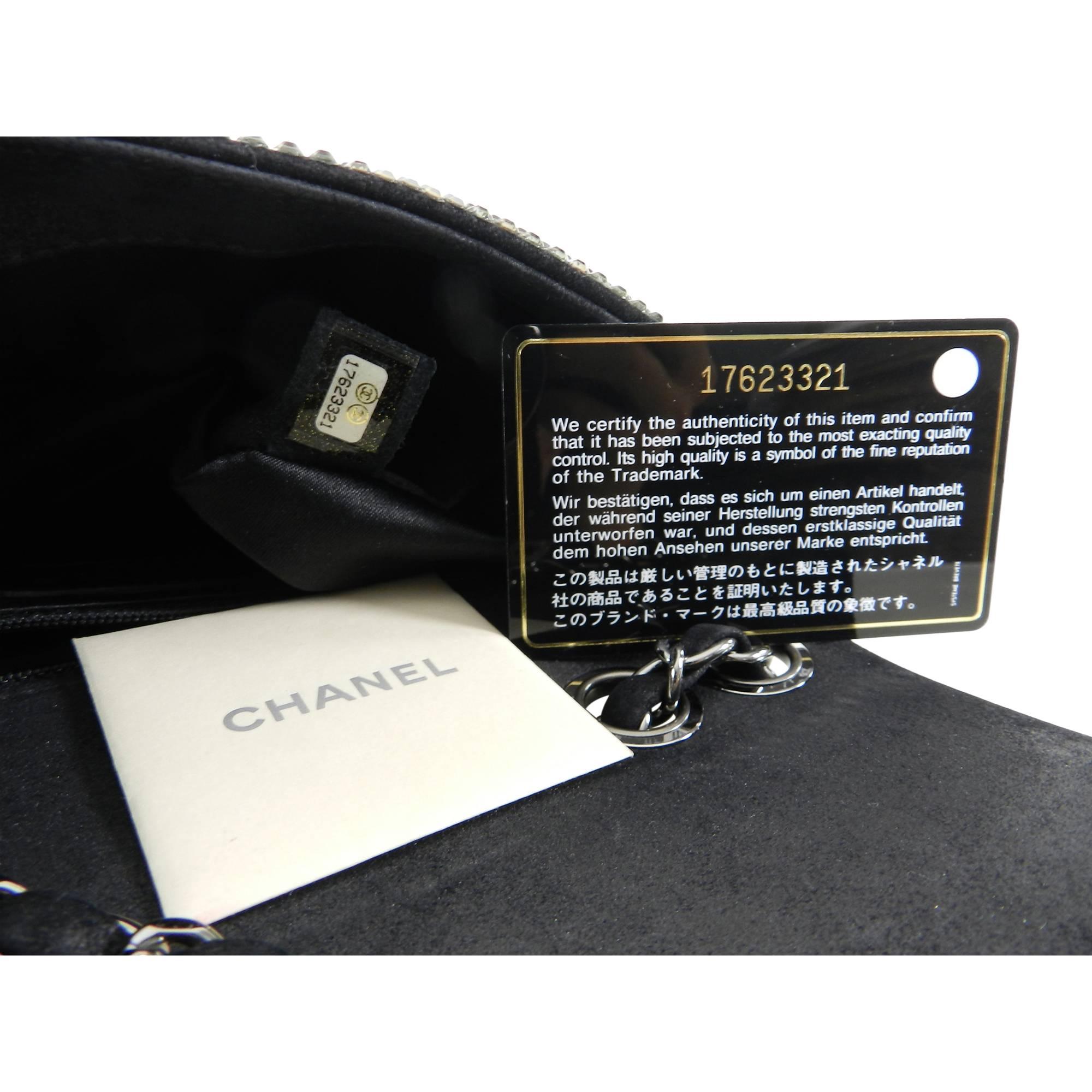 Women's Chanel Strass swarovski crystal Mini Flap Bag