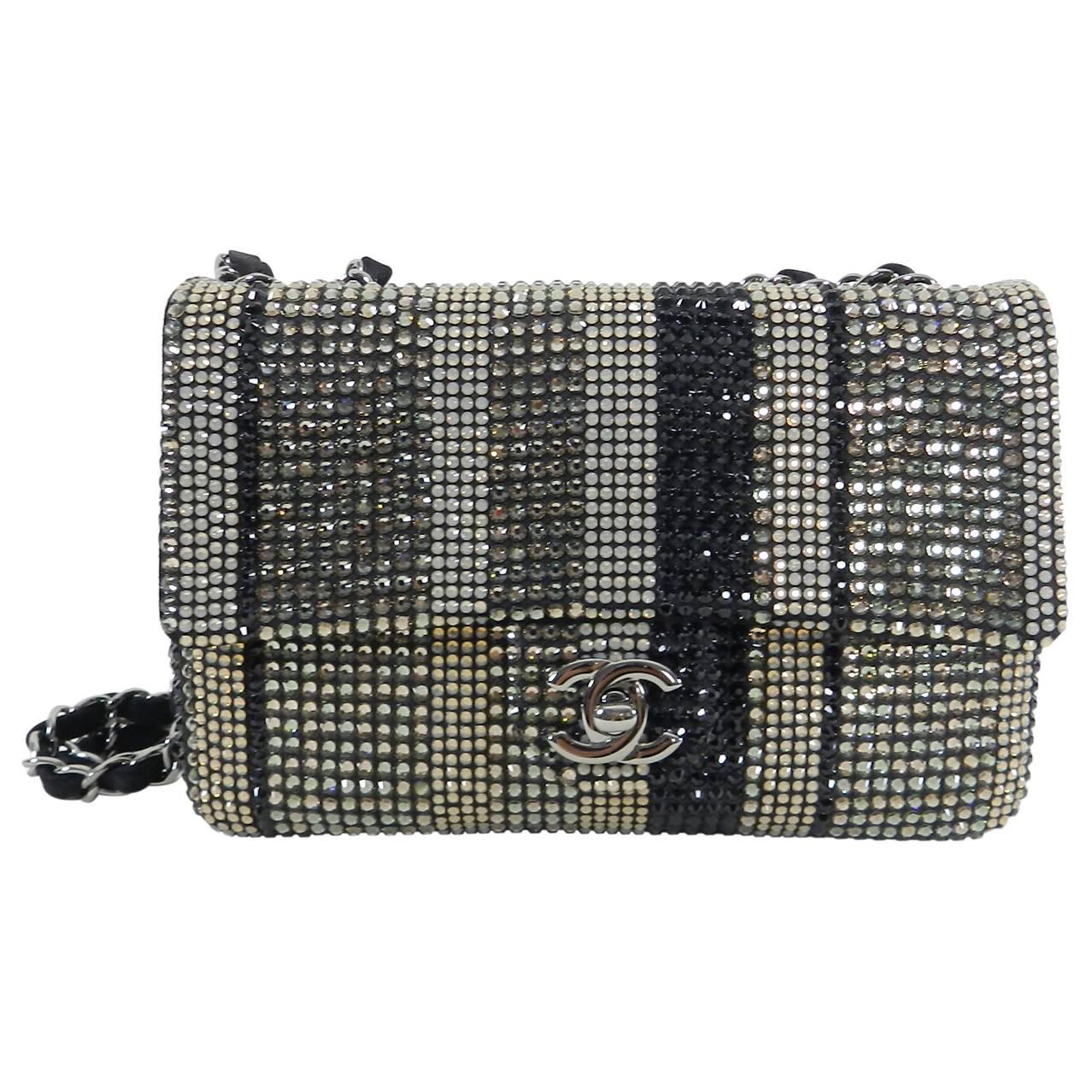 Chanel Strass swarovski crystal Mini Flap Bag
