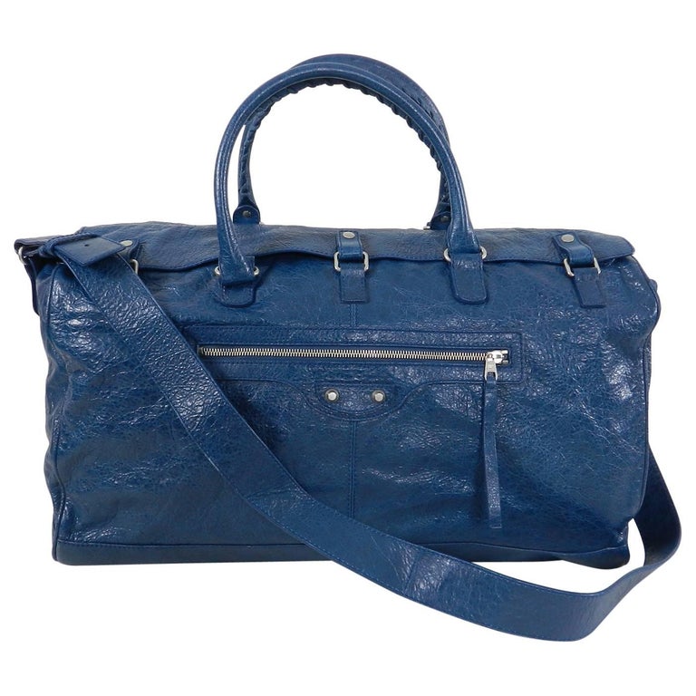 Balenciaga City Blue Giant Weekender Overnight Duffle Bag at 1stDibs | balenciaga  giant city blue, balenciaga duffle bag, balenciaga giant weekender