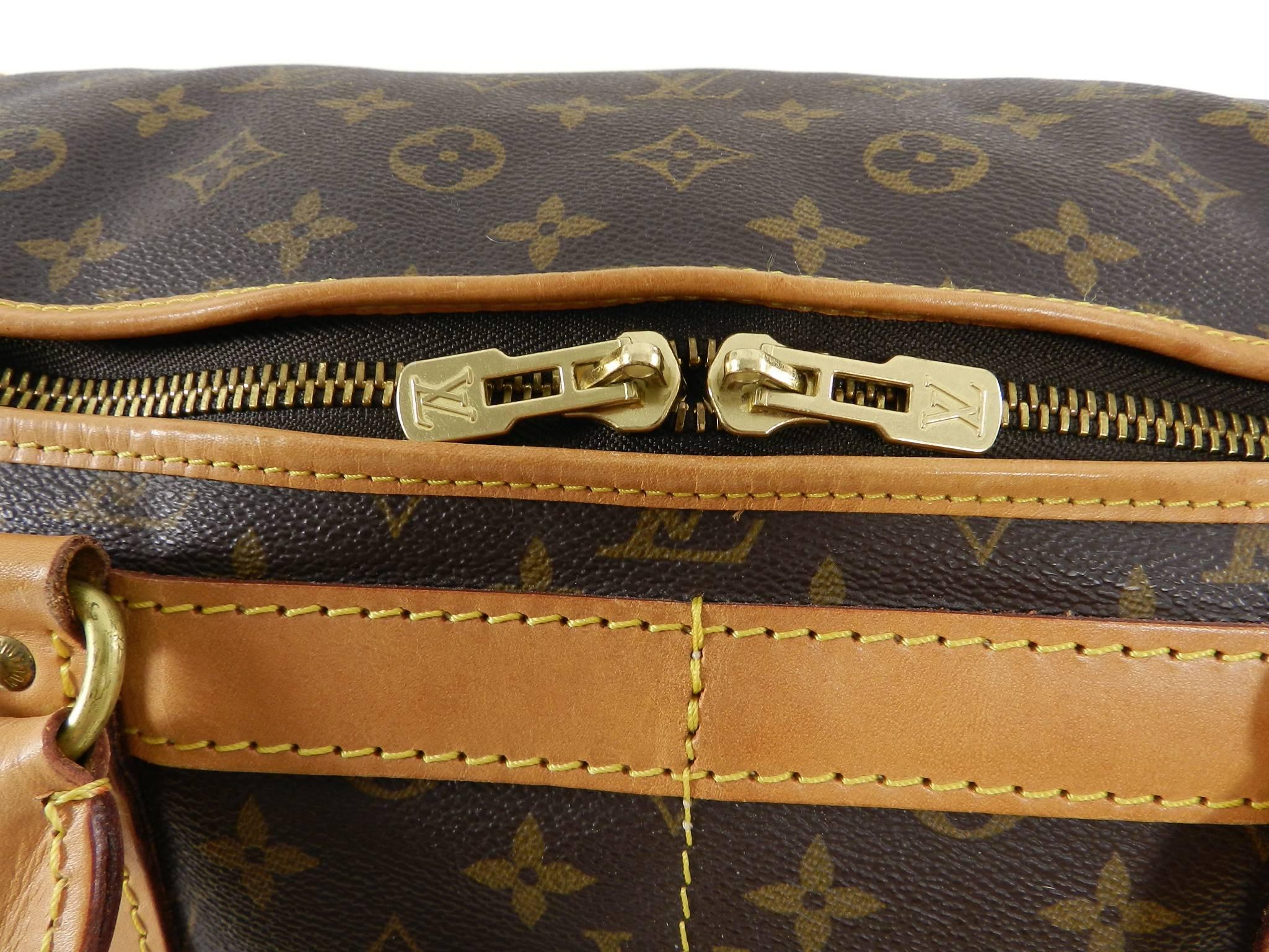 Louis Vuitton Monogram Canvas Sac Chien Train Case Bag 5