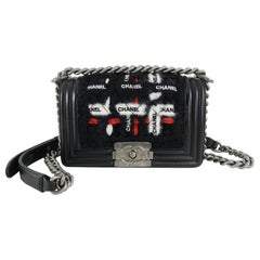 Chanel Red and Black Limited Edition Le Boy Bag