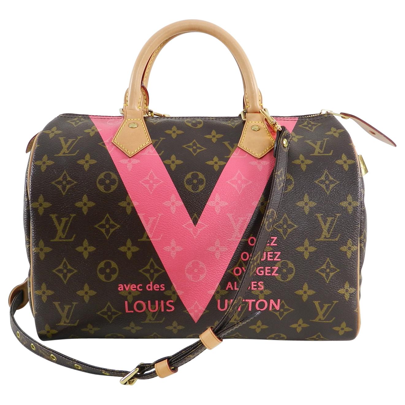 Louis Vuitton Limited Edition Monogram Grenade Speedy 30 bag 