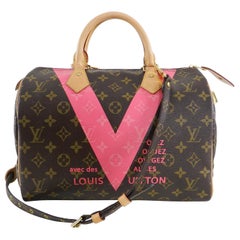Louis Vuitton Limited Edition Monogram Grenade Speedy 30 bag