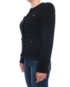 Chanel Classic Black Tweed Jacket, 2016