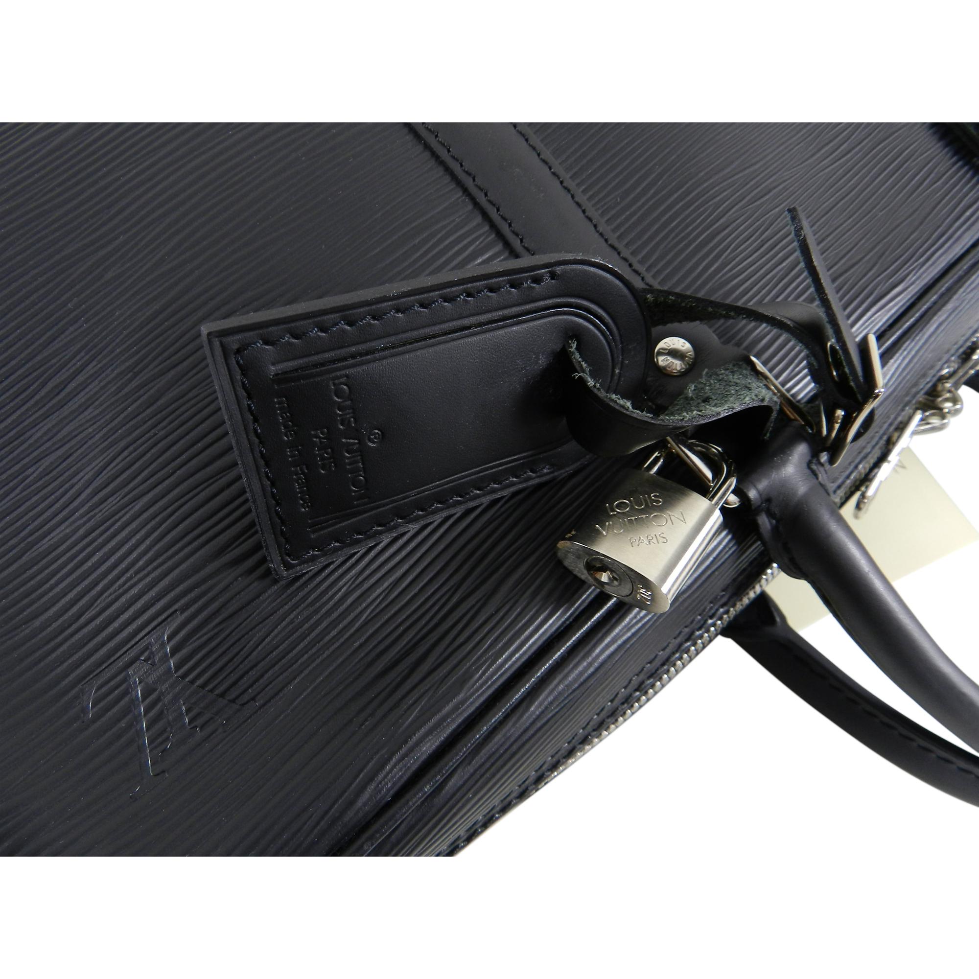 Louis Vuitton Black Epi Porte Documents Voyage Laptop Bag 5
