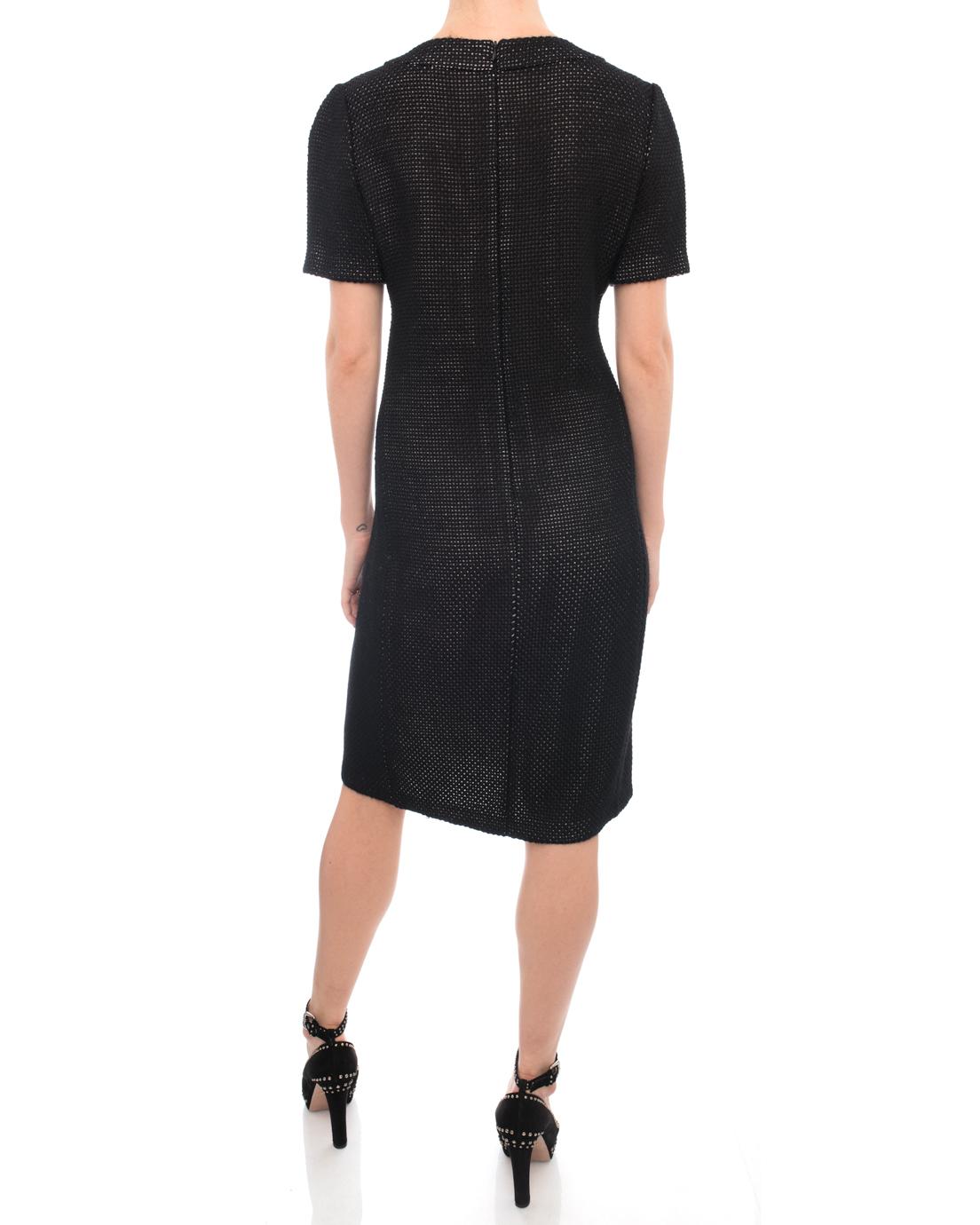 Women's Fendi Black 1960’s Style Dress with Flower Accent - 8