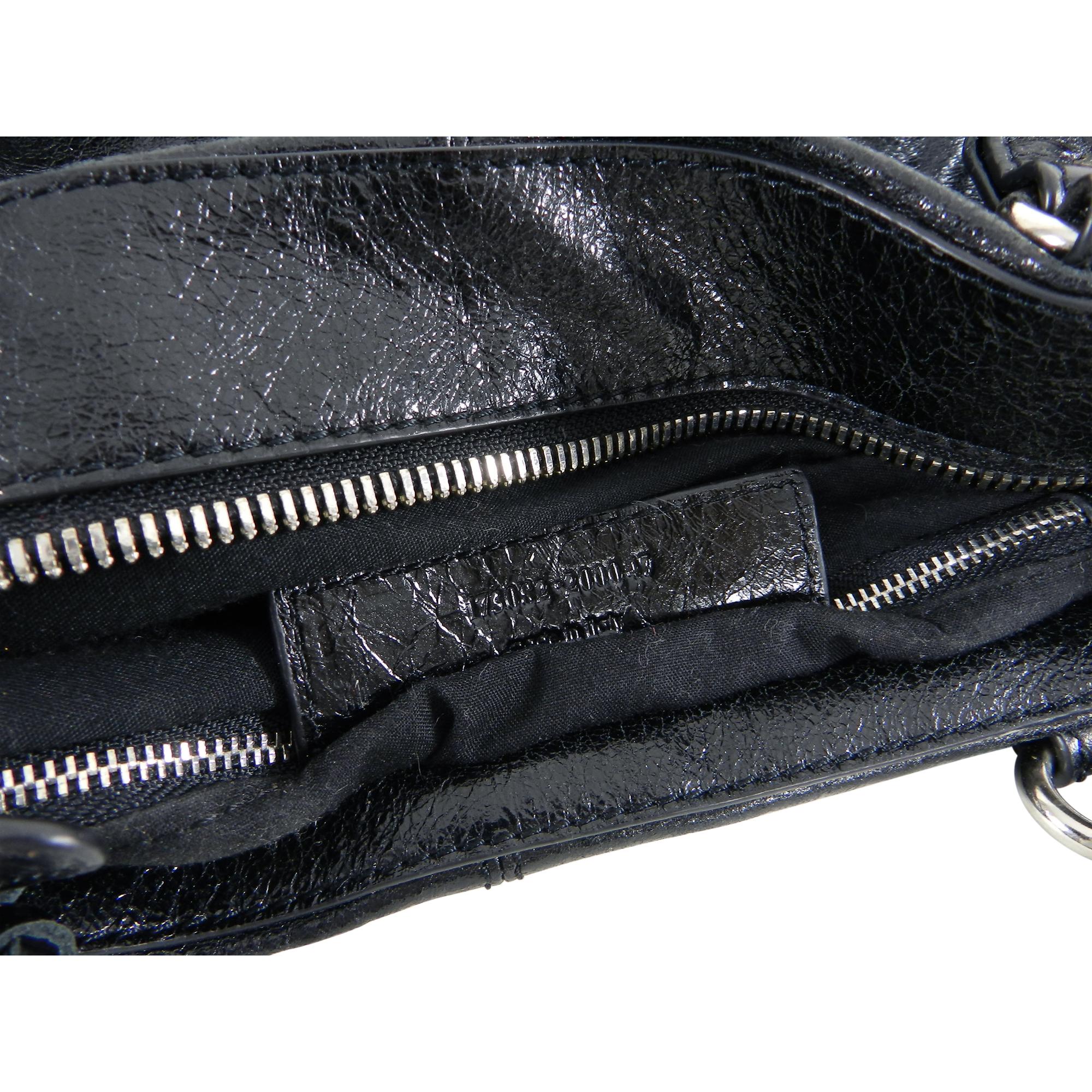 Balenciaga Black City Giant 21 Work Bag Silver Hardware 3