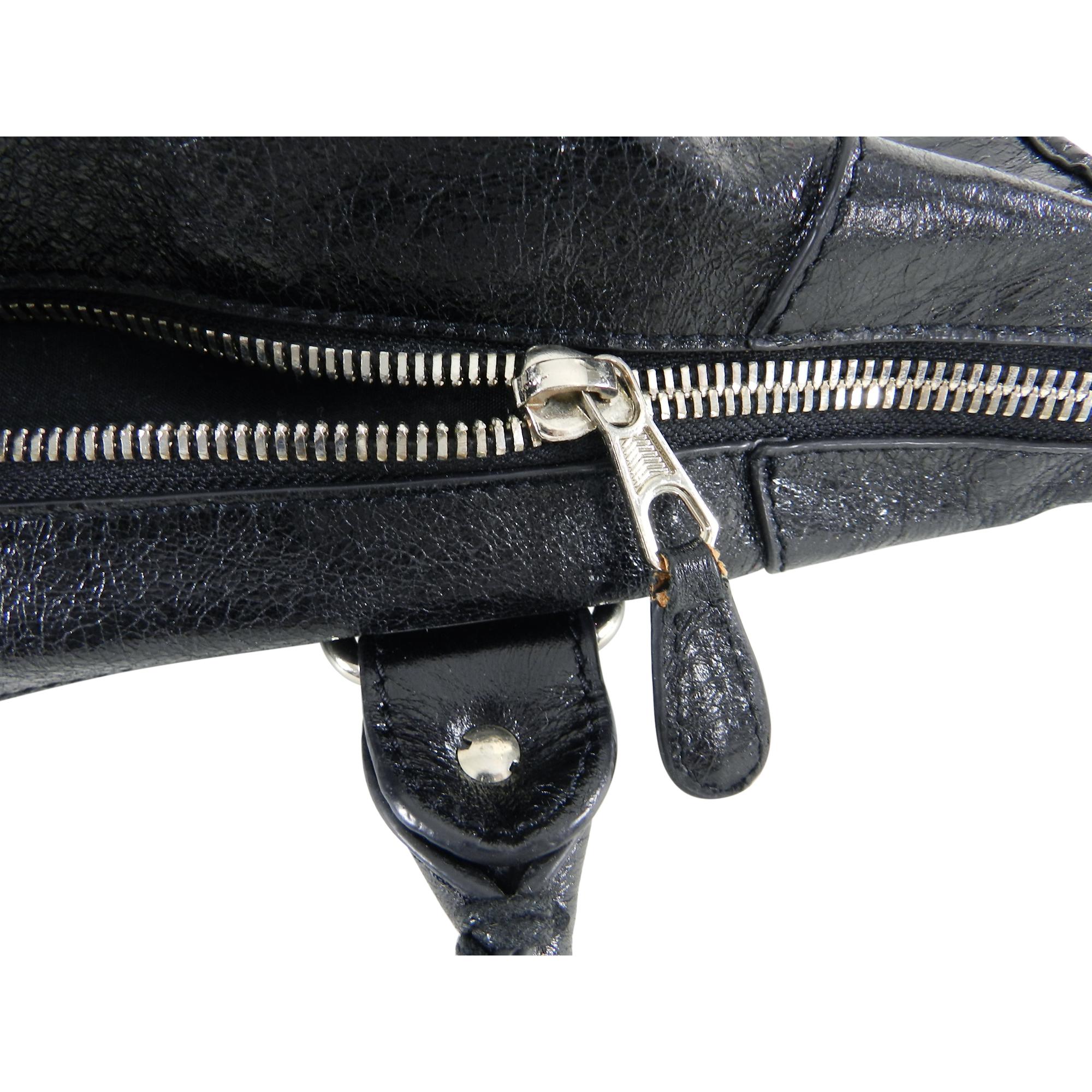 Balenciaga Black City Giant 21 Work Bag Silver Hardware 4