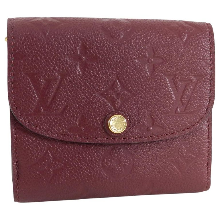 Louis Vuitton Red Damier Coated Canvas Victorine Wallet - Yoogi's