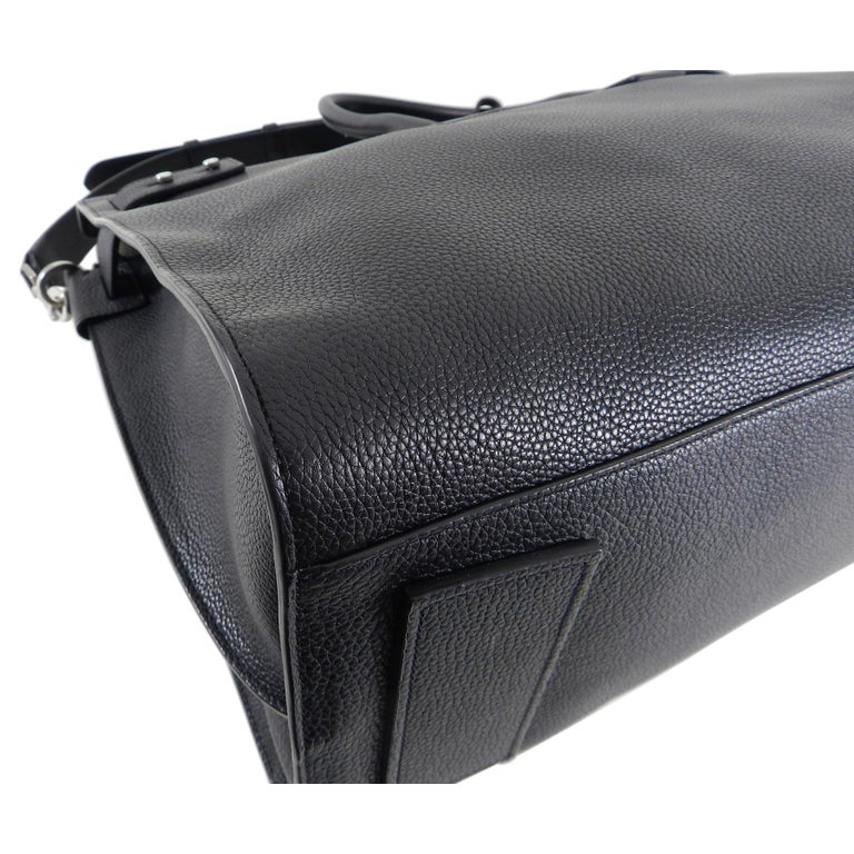 Saint Laurent Black Leather Sac de Jour 48H Large Duffle Bag For Sale ...