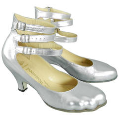 Vivienne Westwood Silver Animal Toe Maryjane Shoe