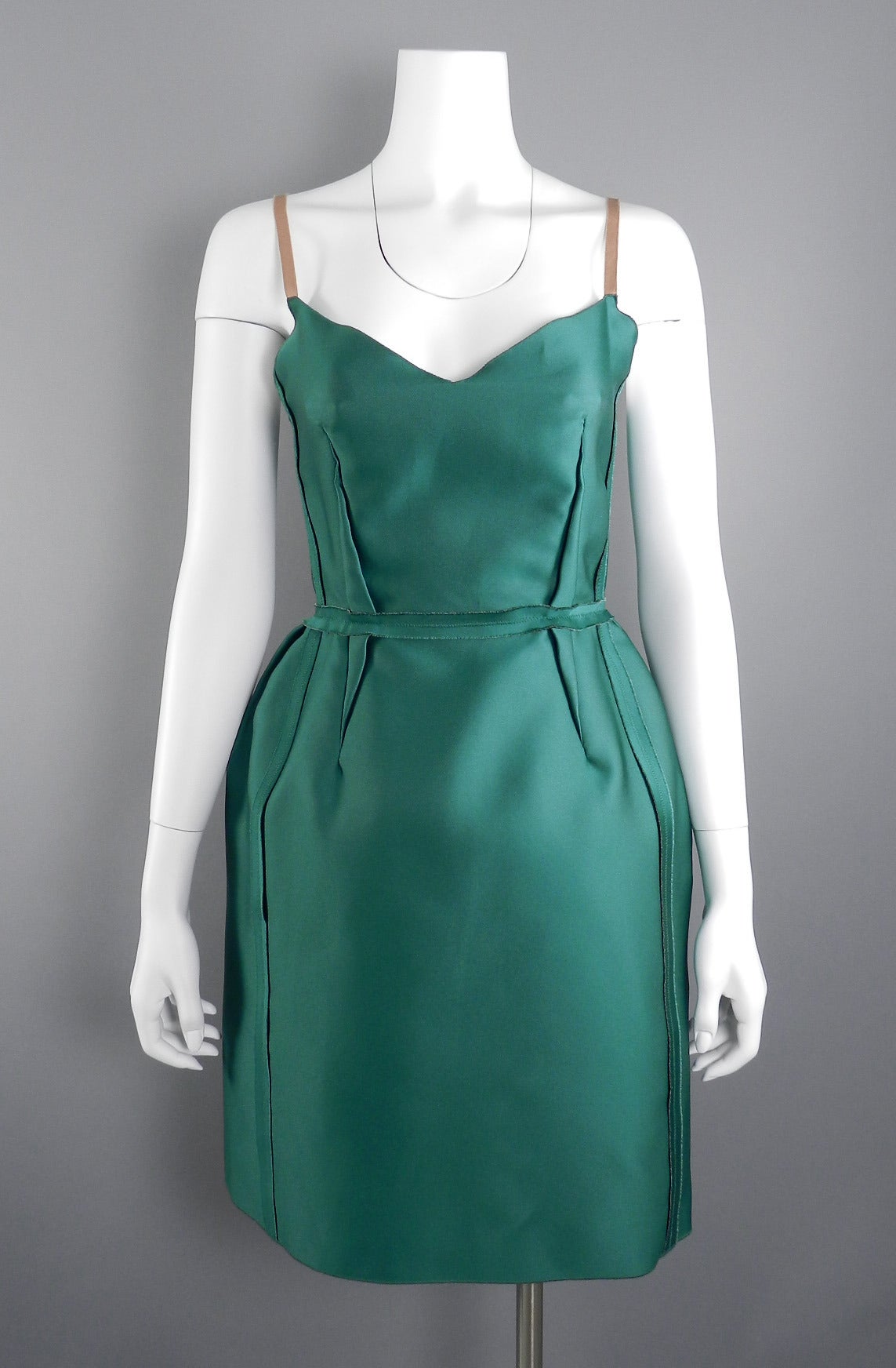 Lanvin 2012 Green Dress - alber elbaz 10 year anniversary In Excellent Condition In Toronto, ON