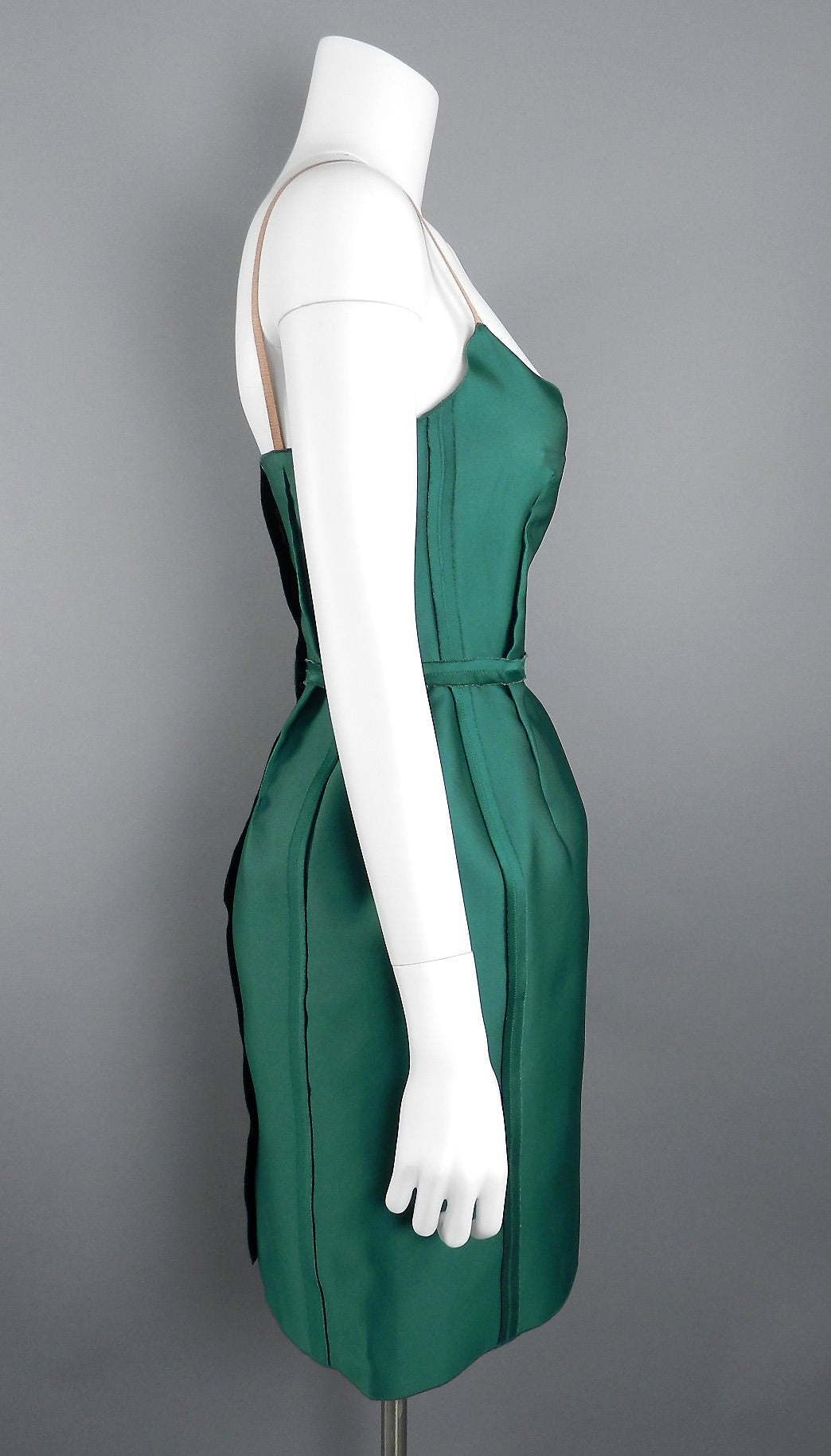 Women's Lanvin 2012 Green Dress - alber elbaz 10 year anniversary