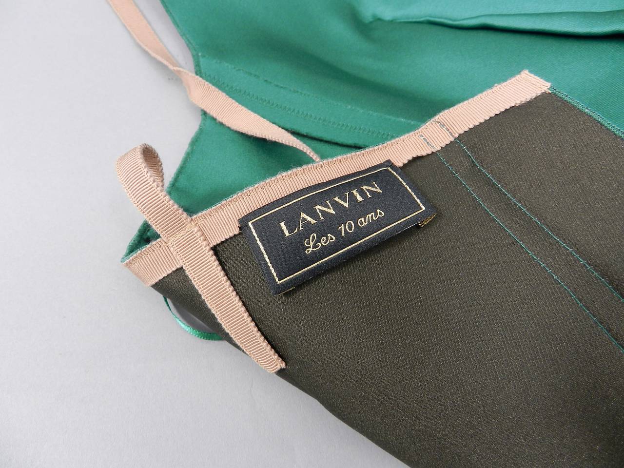 Lanvin 2012 Green Dress - alber elbaz 10 year anniversary 4