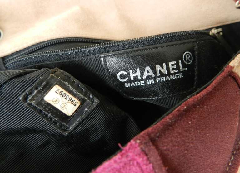 Chanel 2.55 Suede Patchwork Quilt Bag 2