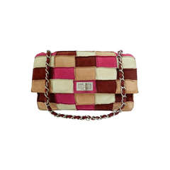 Chanel 2.55 Suede Patchwork Quilt Bag
