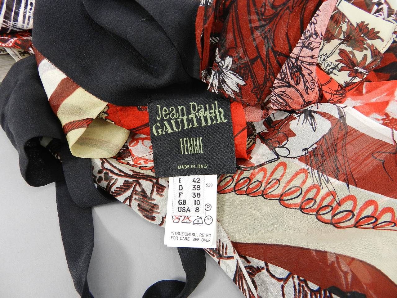 Jean Paul Gaultier Femme 2001 Spring Silk Pleated Skirt at 1stDibs