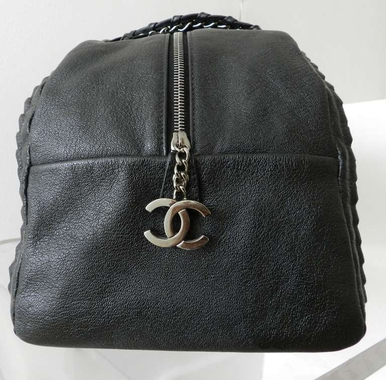 chanel luxe ligne bowler bag