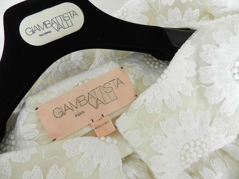 Giambattista Vali Off White Embroidered Dress 2