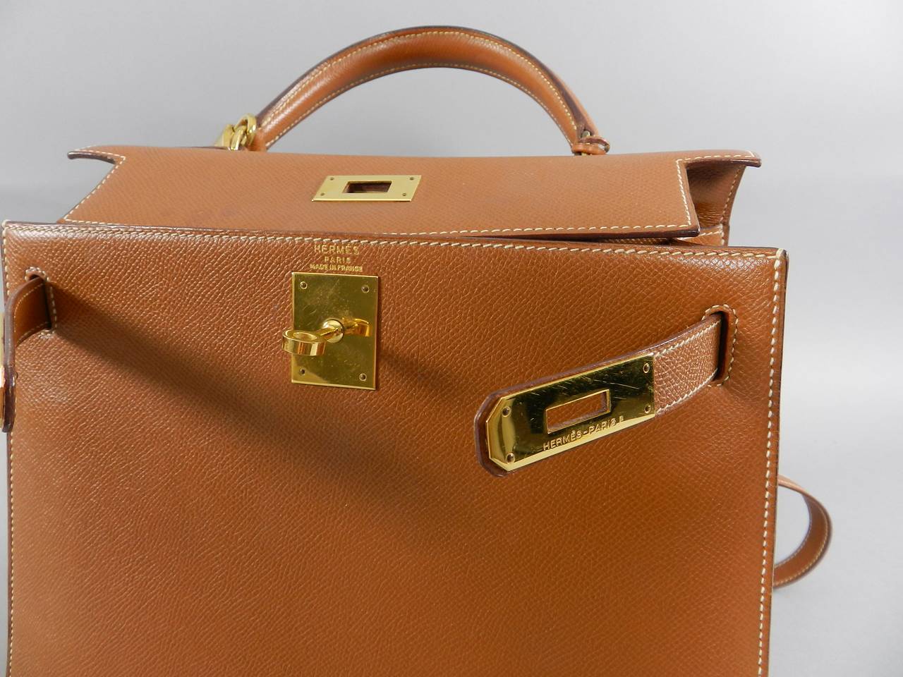 hermes kelly tan