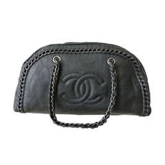 Chanel Luxe Ligne Black Bowler Bag