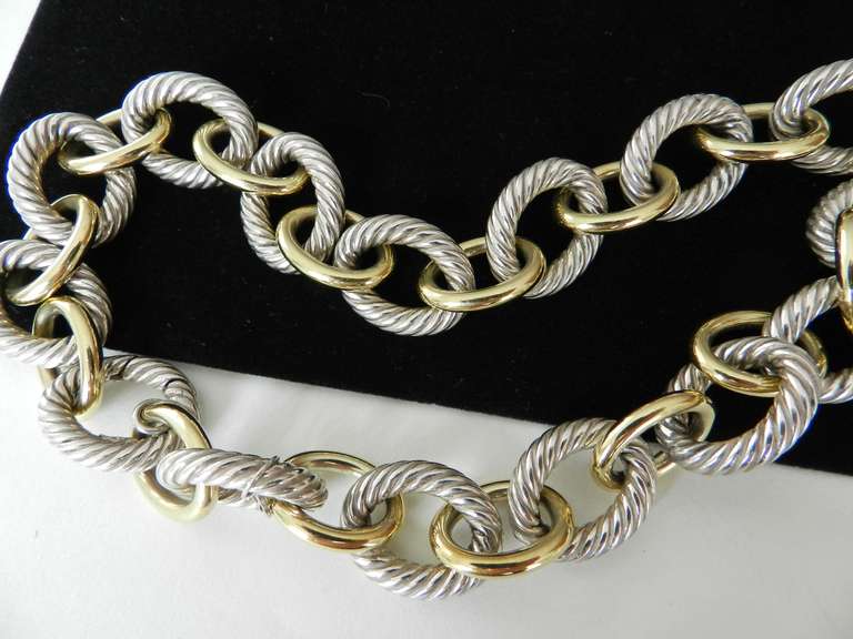 david yurman oval link necklace