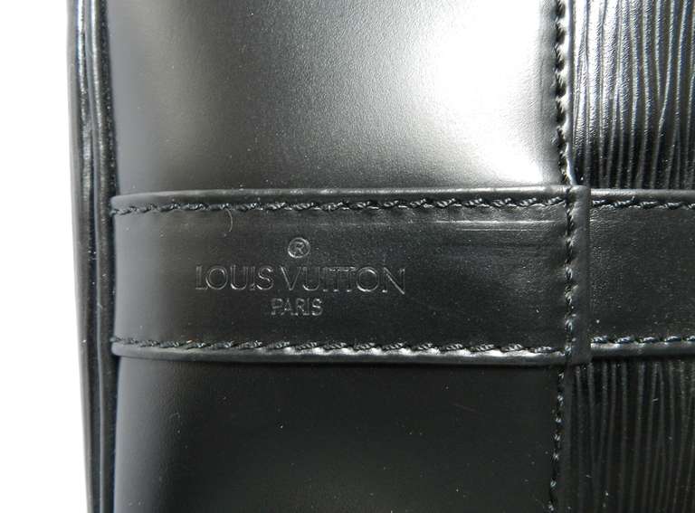 Louis Vuitton Black EPI Randonnee GM Vintage 1987 1