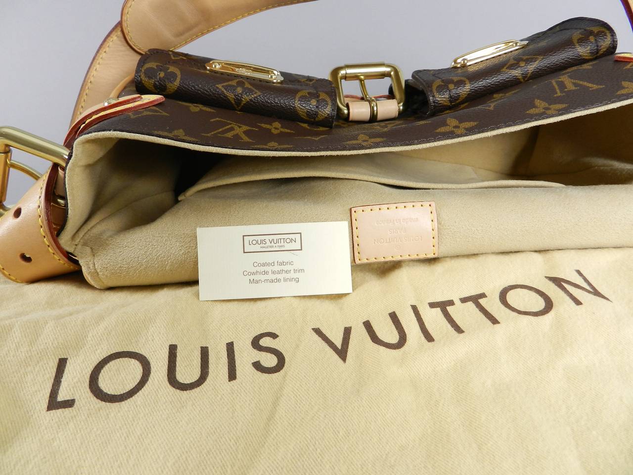 Louis Vuitton Hudson Monogram Shoulder Bag Purse 3