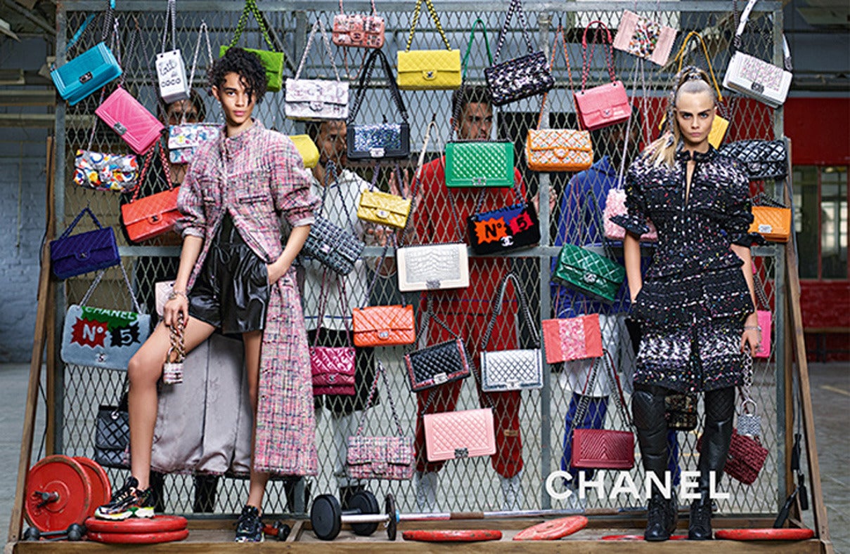 Women's Chanel 14A Multicolor Coat Dress - Runway and Ad Campaign