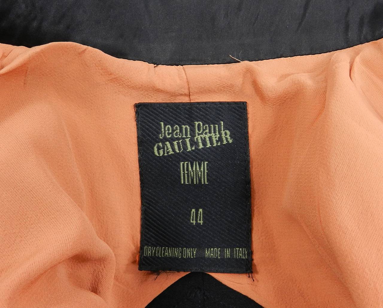 Jean Paul Gaultier Iconic 1989 Black Corset Cage Jacket 5