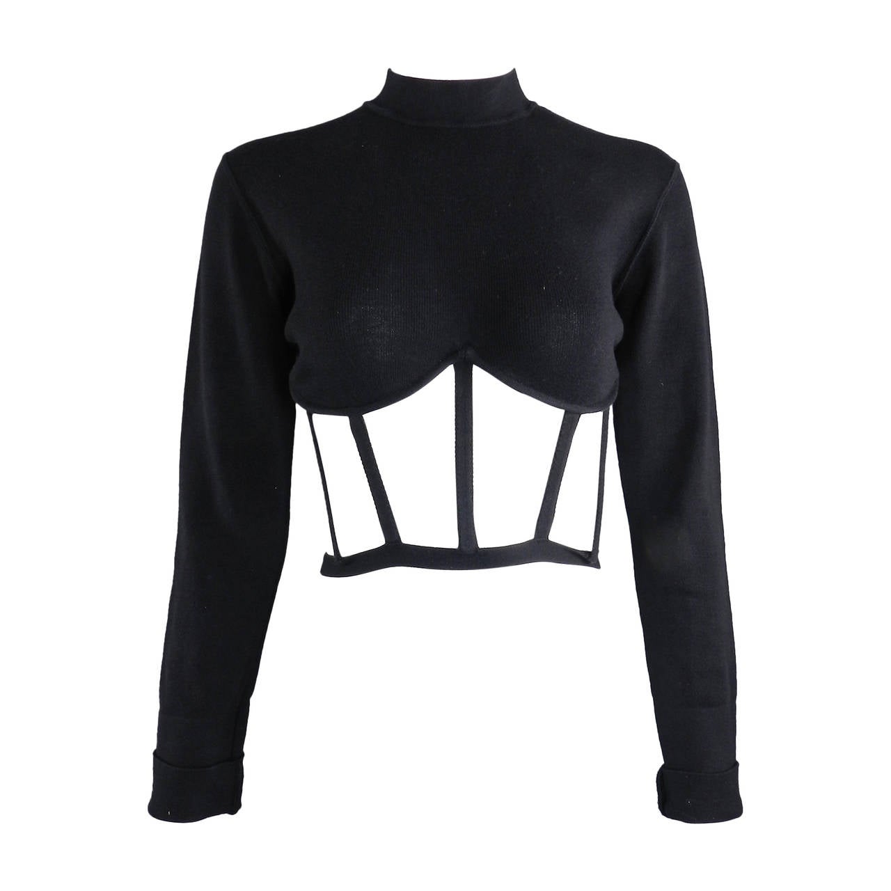 Jean Paul Gaultier Iconic Vintage Cage Crop Top at 1stDibs | jean paul ...