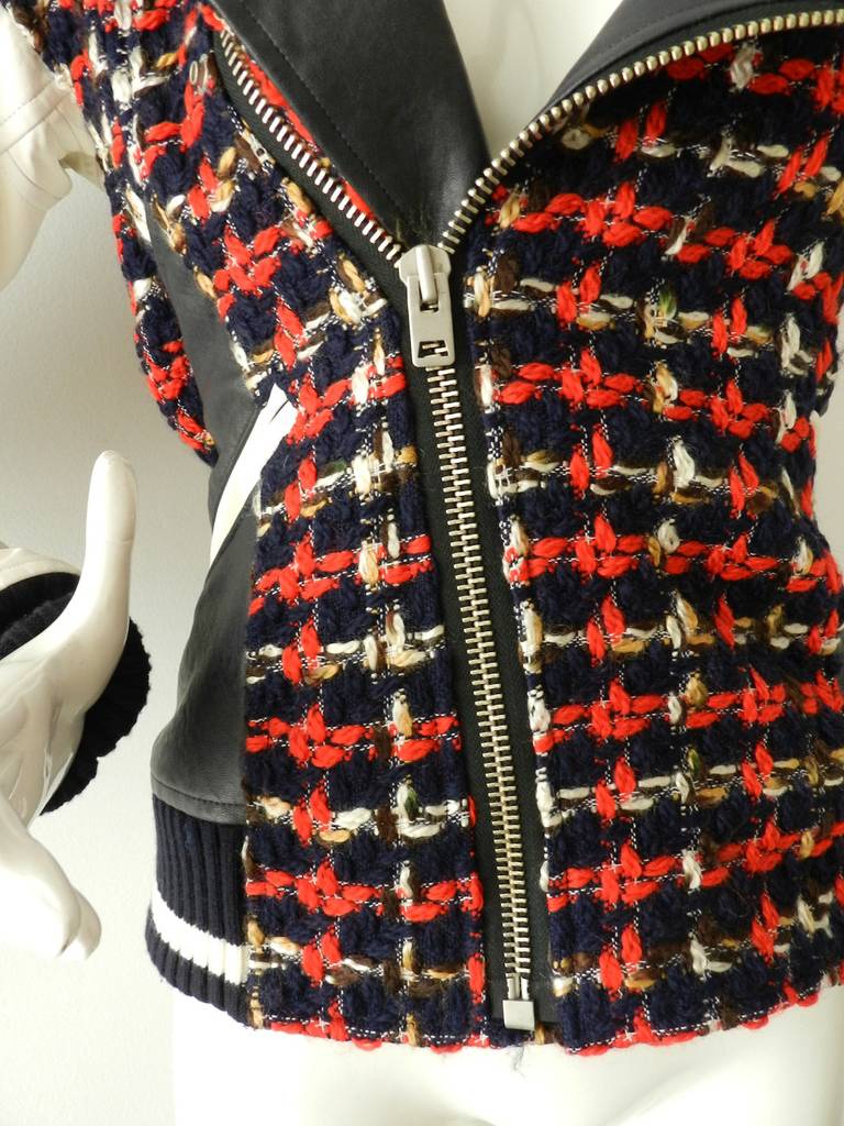Junya Watanabe Comme des Garcons Tweed Varsity Jacket - Fall 2013 2