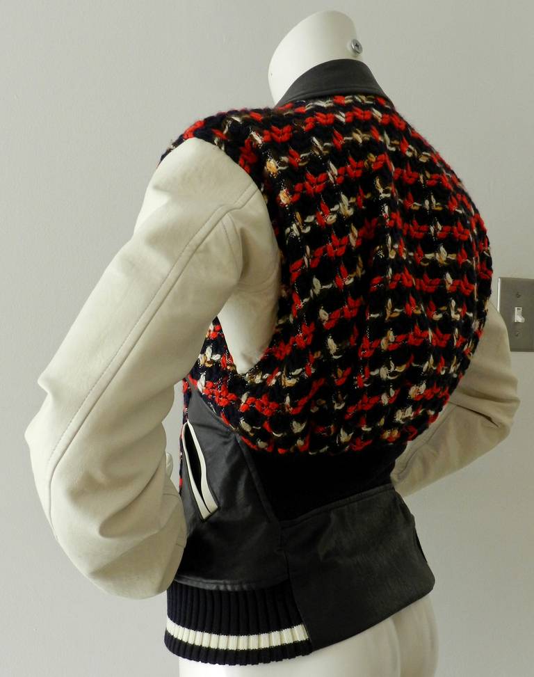 Junya Watanabe Comme des Garcons Tweed Varsity Jacket - Fall 2013 3