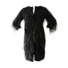 Giambattista Valli Haute Couture Cashmere Ostrich Feather Jacket