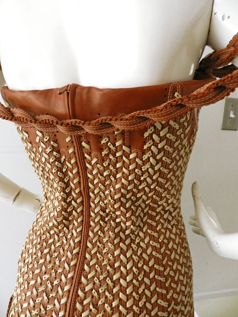 Alexander McQueen for Givenchy Haute Couture Leather ...