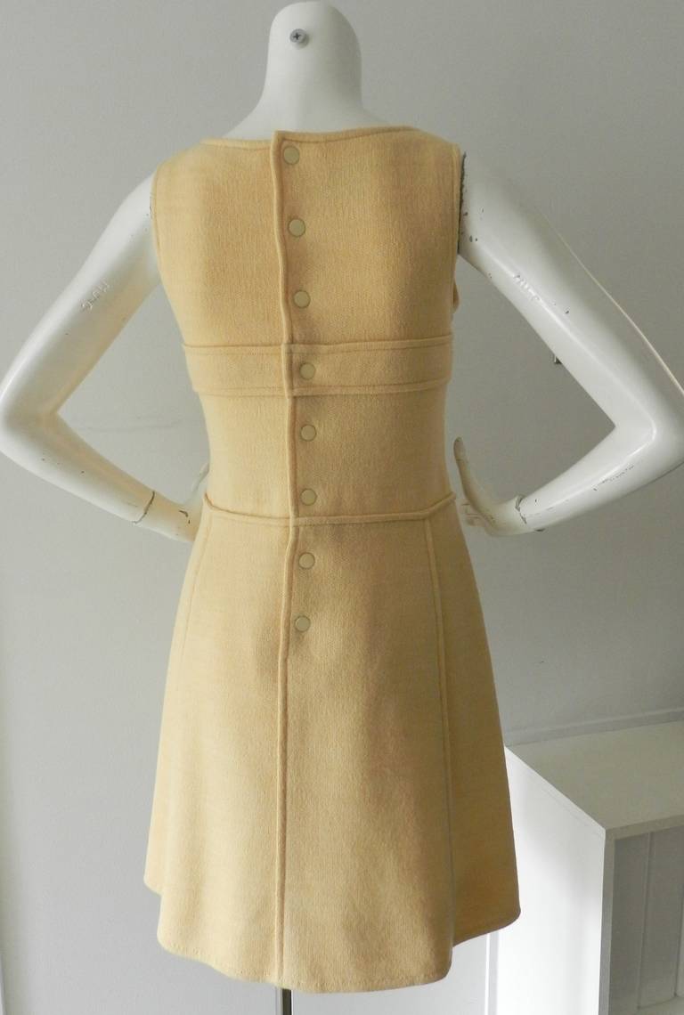 1960's Vintage Courreges Wool Knit Mod Dress at 1stDibs | vintage mod ...