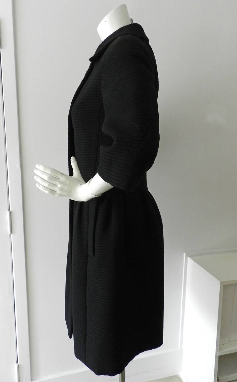 1960s Christian Dior Silk Velvet Coat