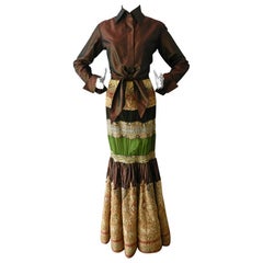 Jean Paul Gaultier Haute Couture Python Embroidered Outfit