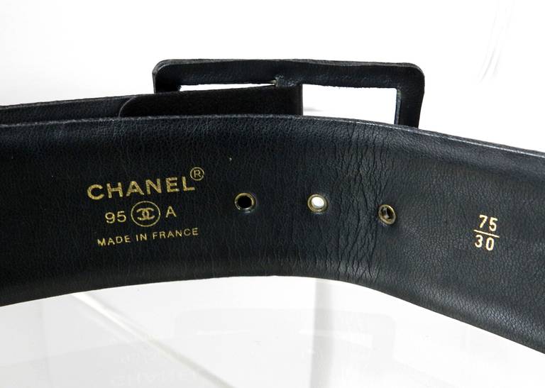chanel bow belt