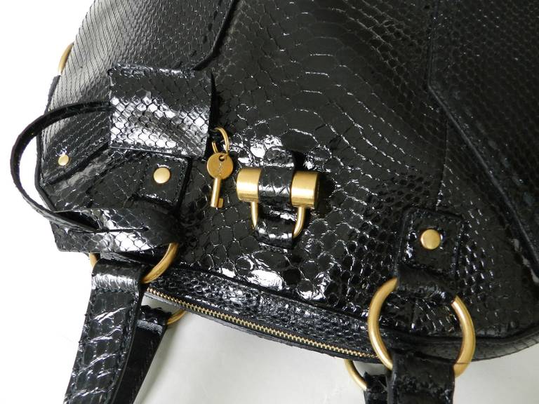 ysl python bag  